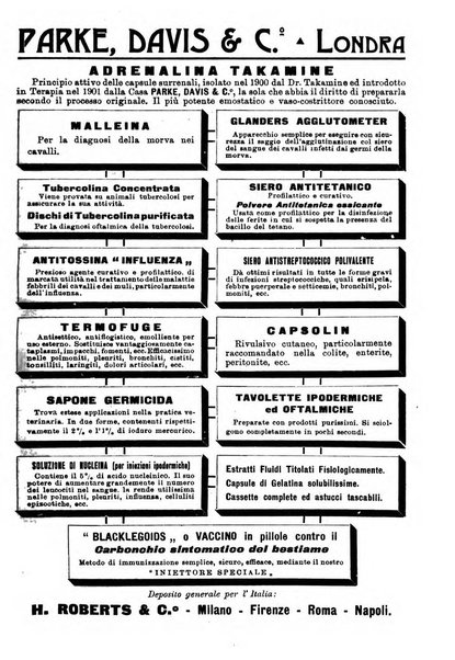 La clinica veterinaria rivista di medicina e chirurgia pratica degli animali domestici