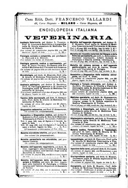 La clinica veterinaria rivista di medicina e chirurgia pratica degli animali domestici