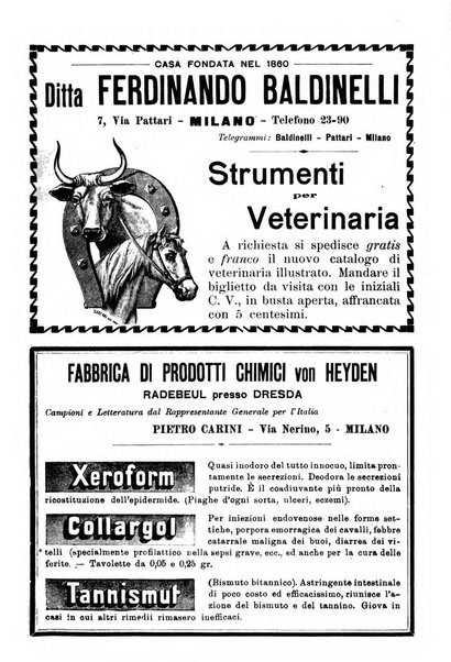 La clinica veterinaria rivista di medicina e chirurgia pratica degli animali domestici