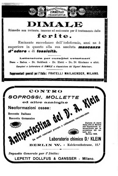 La clinica veterinaria rivista di medicina e chirurgia pratica degli animali domestici