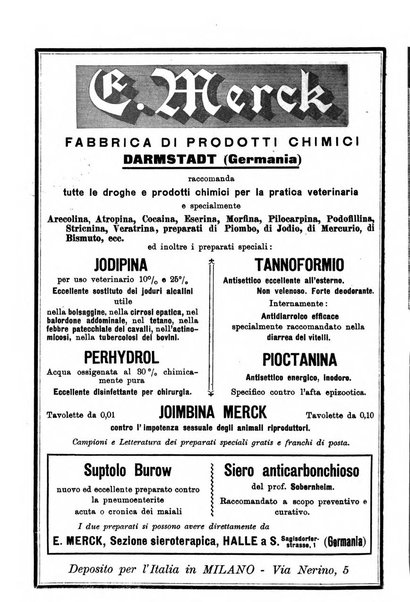 La clinica veterinaria rivista di medicina e chirurgia pratica degli animali domestici