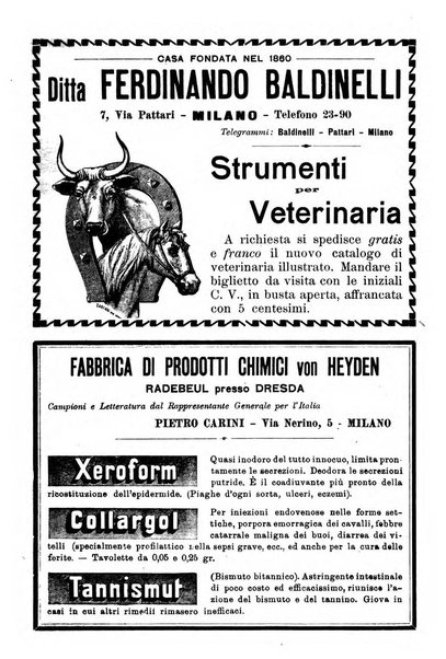 La clinica veterinaria rivista di medicina e chirurgia pratica degli animali domestici