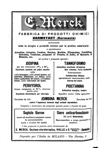 La clinica veterinaria rivista di medicina e chirurgia pratica degli animali domestici