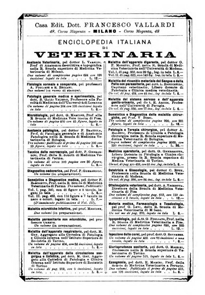 La clinica veterinaria rivista di medicina e chirurgia pratica degli animali domestici