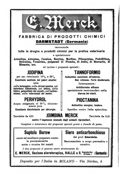 La clinica veterinaria rivista di medicina e chirurgia pratica degli animali domestici