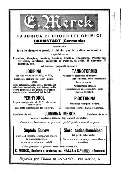 La clinica veterinaria rivista di medicina e chirurgia pratica degli animali domestici