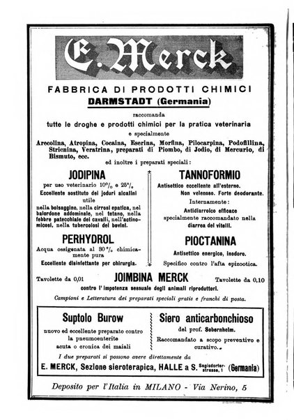 La clinica veterinaria rivista di medicina e chirurgia pratica degli animali domestici