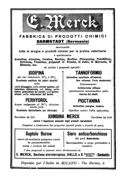 La clinica veterinaria rivista di medicina e chirurgia pratica degli animali domestici