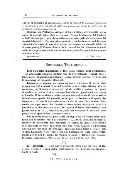 La clinica veterinaria rivista di medicina e chirurgia pratica degli animali domestici