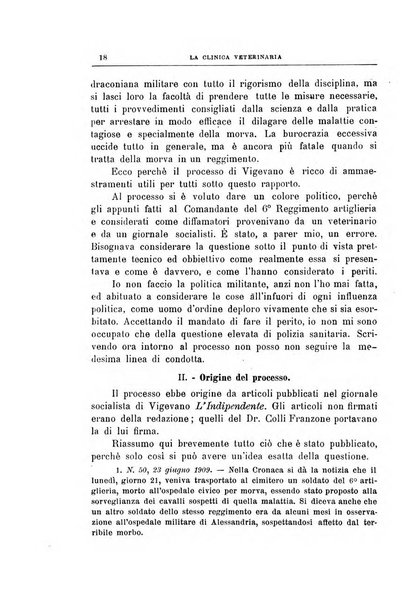 La clinica veterinaria rivista di medicina e chirurgia pratica degli animali domestici