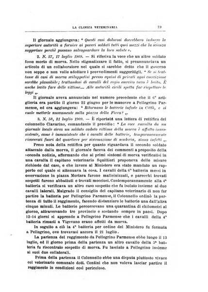 La clinica veterinaria rivista di medicina e chirurgia pratica degli animali domestici