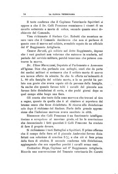 La clinica veterinaria rivista di medicina e chirurgia pratica degli animali domestici