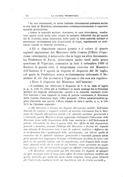 La clinica veterinaria rivista di medicina e chirurgia pratica degli animali domestici