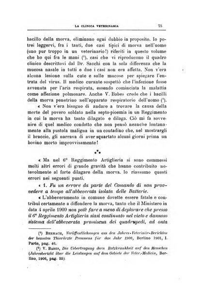 La clinica veterinaria rivista di medicina e chirurgia pratica degli animali domestici