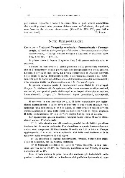 La clinica veterinaria rivista di medicina e chirurgia pratica degli animali domestici