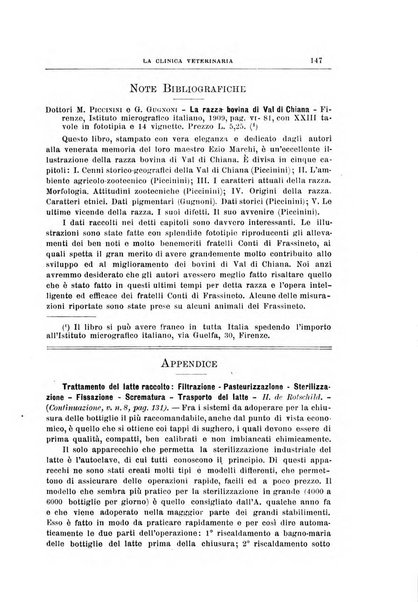 La clinica veterinaria rivista di medicina e chirurgia pratica degli animali domestici