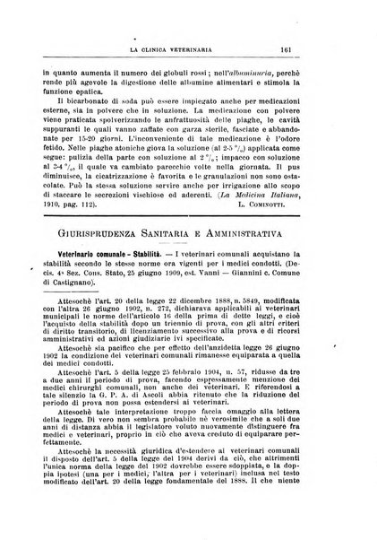 La clinica veterinaria rivista di medicina e chirurgia pratica degli animali domestici