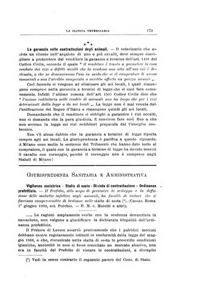 La clinica veterinaria rivista di medicina e chirurgia pratica degli animali domestici