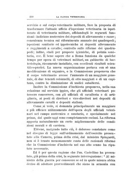 La clinica veterinaria rivista di medicina e chirurgia pratica degli animali domestici