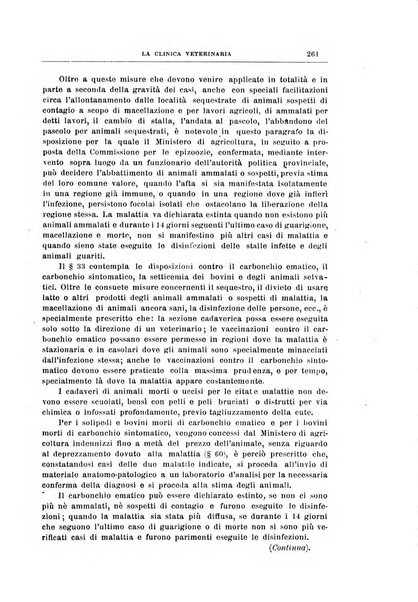 La clinica veterinaria rivista di medicina e chirurgia pratica degli animali domestici