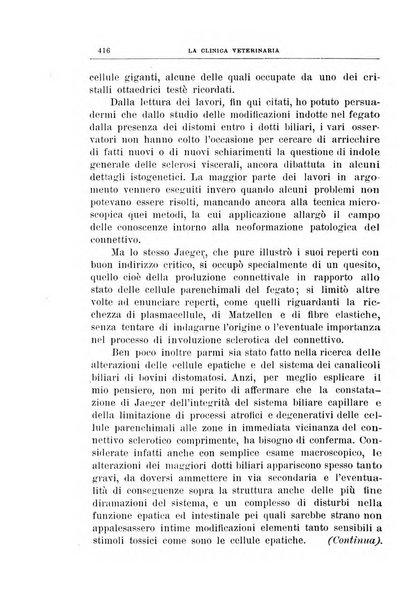 La clinica veterinaria rivista di medicina e chirurgia pratica degli animali domestici