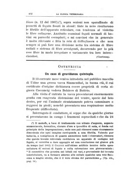 La clinica veterinaria rivista di medicina e chirurgia pratica degli animali domestici