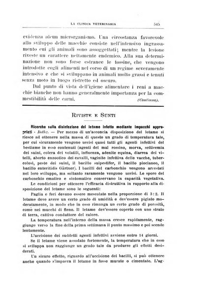 La clinica veterinaria rivista di medicina e chirurgia pratica degli animali domestici