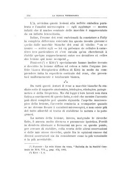 La clinica veterinaria rivista di medicina e chirurgia pratica degli animali domestici