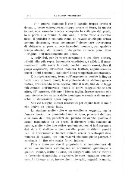 La clinica veterinaria rivista di medicina e chirurgia pratica degli animali domestici