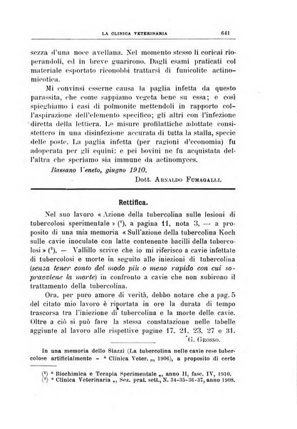 La clinica veterinaria rivista di medicina e chirurgia pratica degli animali domestici