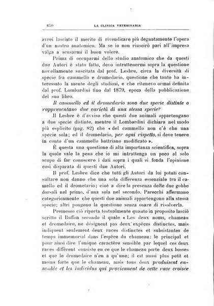 La clinica veterinaria rivista di medicina e chirurgia pratica degli animali domestici