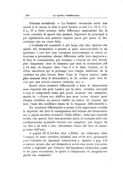 La clinica veterinaria rivista di medicina e chirurgia pratica degli animali domestici