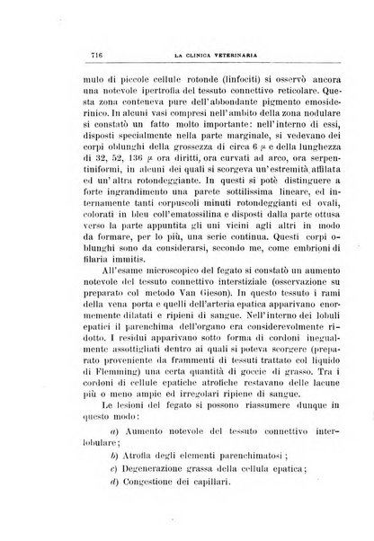 La clinica veterinaria rivista di medicina e chirurgia pratica degli animali domestici