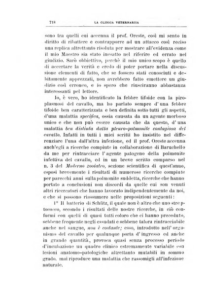 La clinica veterinaria rivista di medicina e chirurgia pratica degli animali domestici