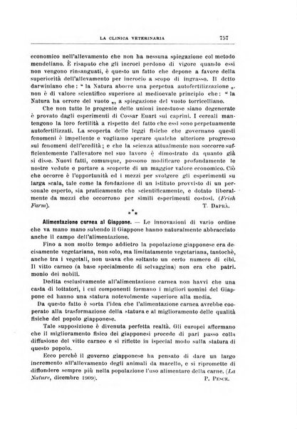 La clinica veterinaria rivista di medicina e chirurgia pratica degli animali domestici