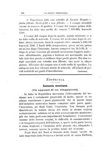 La clinica veterinaria rivista di medicina e chirurgia pratica degli animali domestici