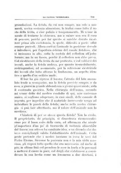 La clinica veterinaria rivista di medicina e chirurgia pratica degli animali domestici