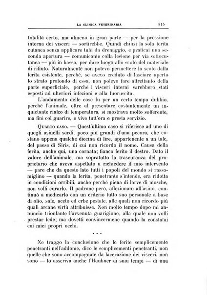 La clinica veterinaria rivista di medicina e chirurgia pratica degli animali domestici