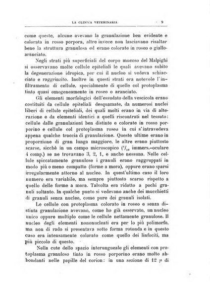 La clinica veterinaria rivista di medicina e chirurgia pratica degli animali domestici