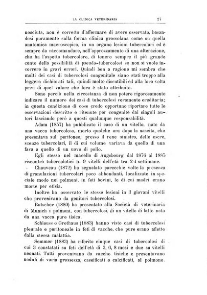 La clinica veterinaria rivista di medicina e chirurgia pratica degli animali domestici