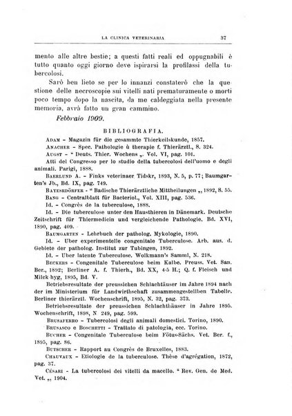 La clinica veterinaria rivista di medicina e chirurgia pratica degli animali domestici