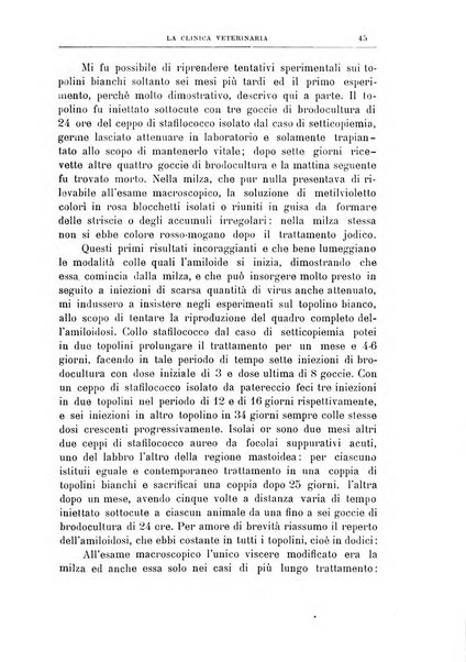 La clinica veterinaria rivista di medicina e chirurgia pratica degli animali domestici