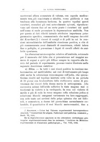 La clinica veterinaria rivista di medicina e chirurgia pratica degli animali domestici