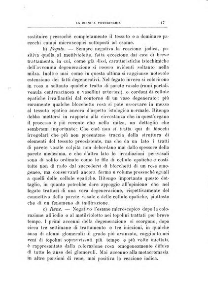 La clinica veterinaria rivista di medicina e chirurgia pratica degli animali domestici