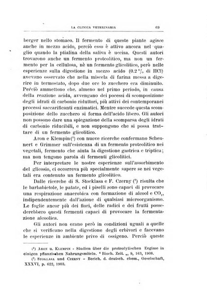 La clinica veterinaria rivista di medicina e chirurgia pratica degli animali domestici