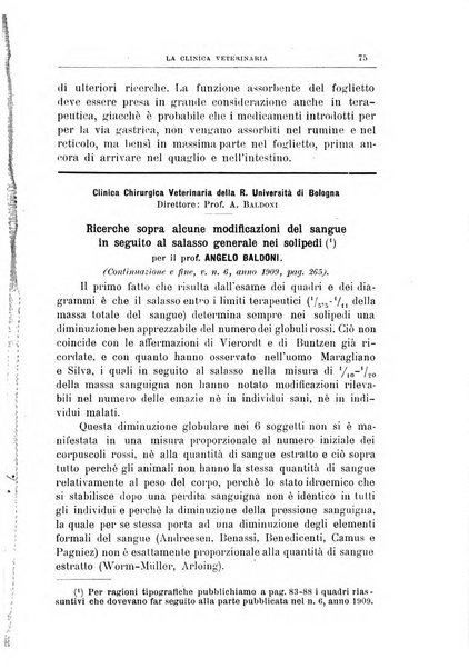 La clinica veterinaria rivista di medicina e chirurgia pratica degli animali domestici