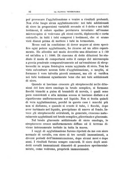 La clinica veterinaria rivista di medicina e chirurgia pratica degli animali domestici