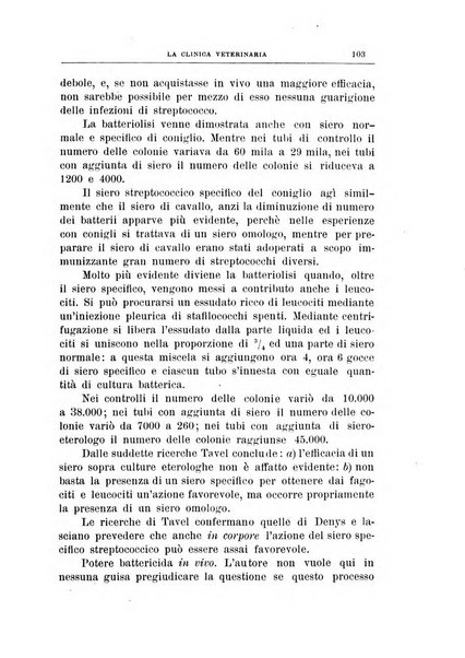 La clinica veterinaria rivista di medicina e chirurgia pratica degli animali domestici