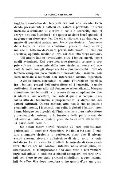 La clinica veterinaria rivista di medicina e chirurgia pratica degli animali domestici