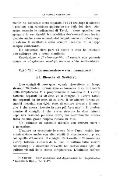 La clinica veterinaria rivista di medicina e chirurgia pratica degli animali domestici